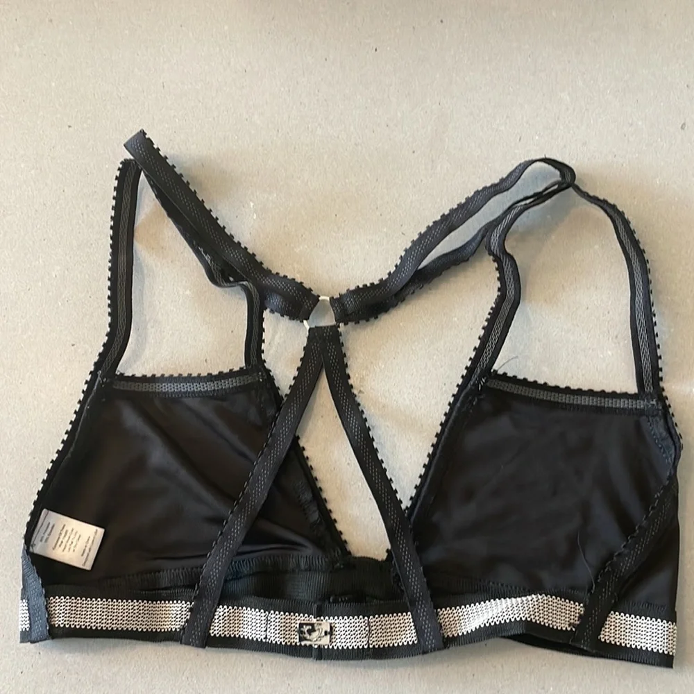 Black Bralette with Strappy Back - Picture 2 of 2